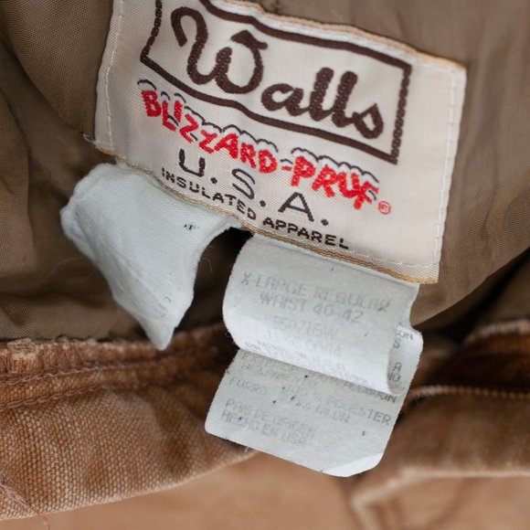 Vintage Walls Blizzard-Pruf Insulated Cotton Canvas Pants- Made In USA - Picture 3 of 10
